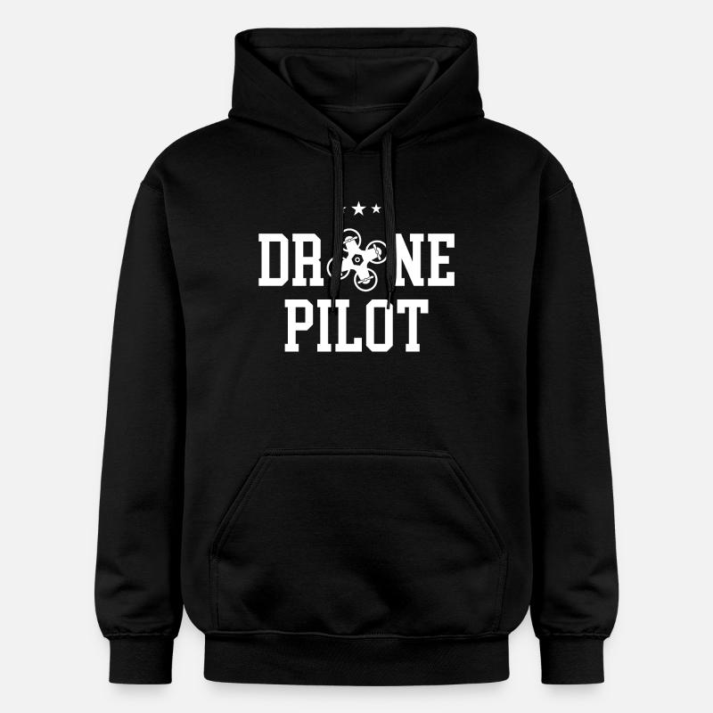 Pilote de drone - Sweat à capuche Softstyle® Gildan Unisexe - noir