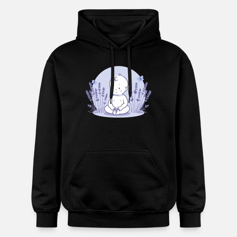 Bébé en lavande - Sweat à capuche Softstyle® Gildan Unisexe - noir