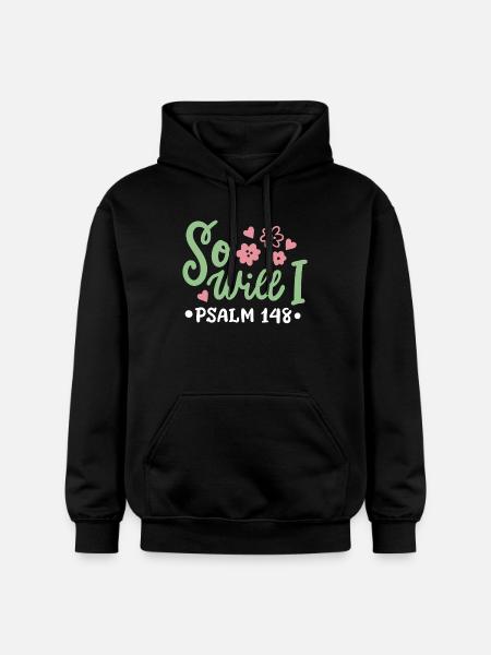 Christlich Glaube Bibelvers - Gildan Unisex Softstyle® Midweight Hoodie - Schwarz