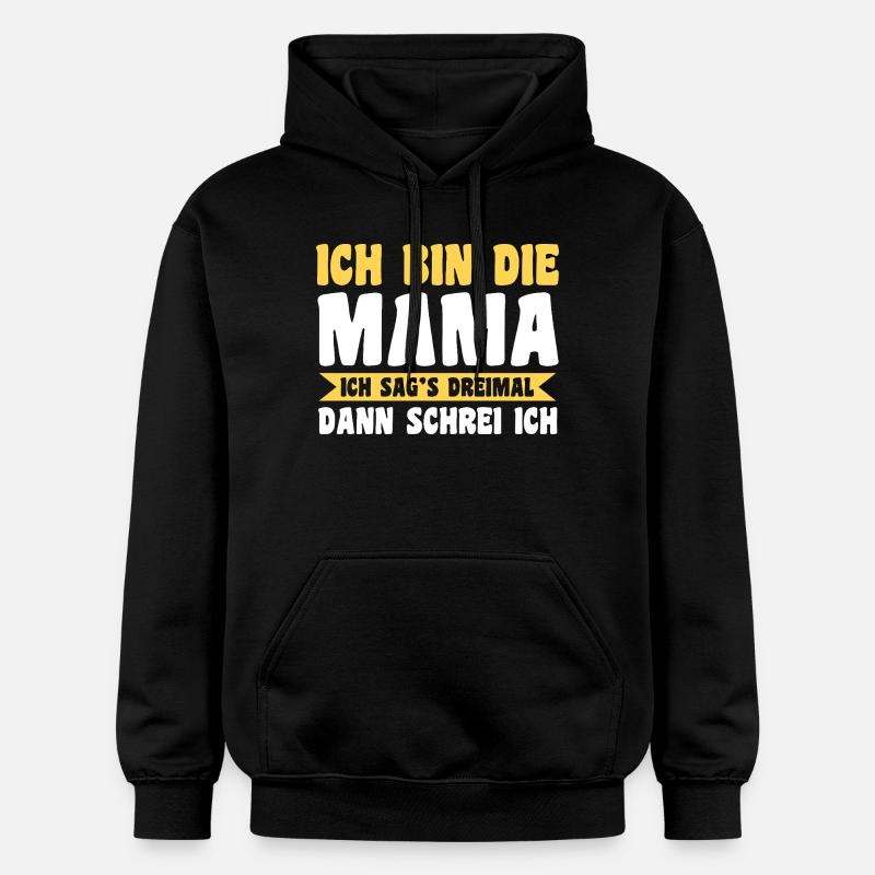 Mutter Team Mama - Gildan Unisex Softstyle® Midweight Hoodie - Schwarz