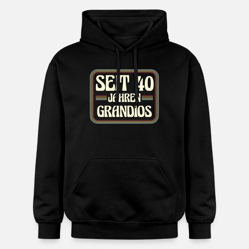 40e anniversaire 40e anniversaire - Sweat à capuche Softstyle® Gildan Unisexe - noir