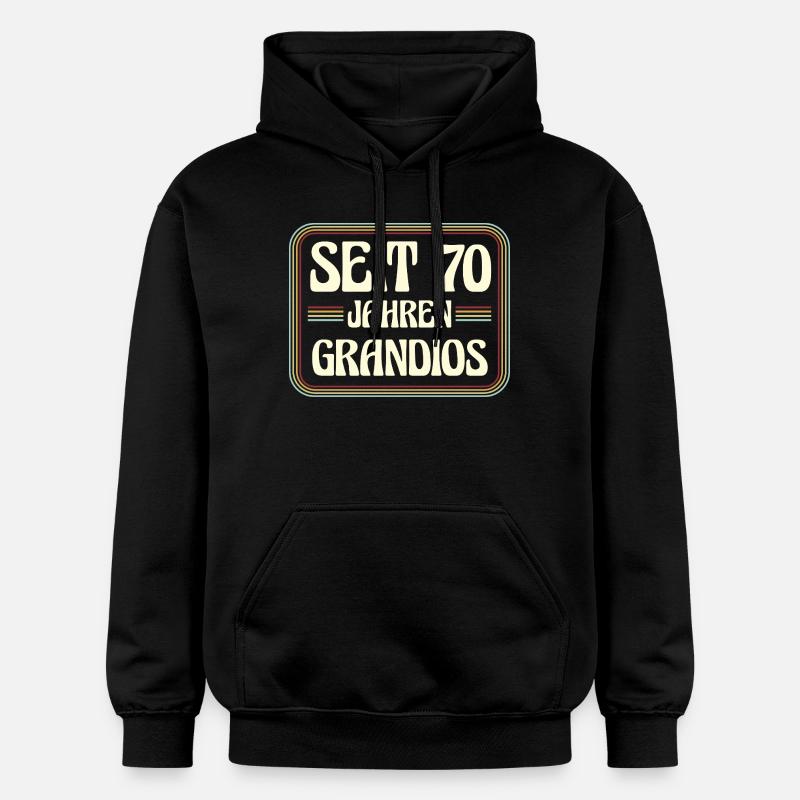 70 ans Anniversaire 70 - Sweat à capuche Softstyle® Gildan Unisexe - noir