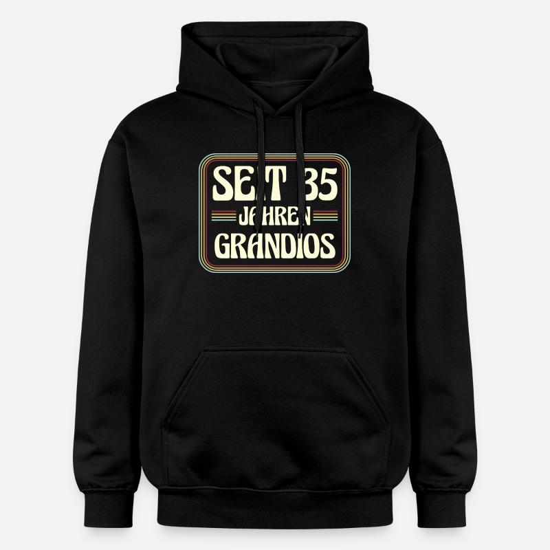 35 ans Anniversaire 35 - Sweat à capuche Softstyle® Gildan Unisexe - noir