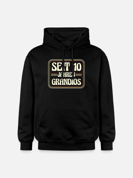 10 ans Anniversaire 10 - Sweat à capuche Softstyle® Gildan Unisexe - noir