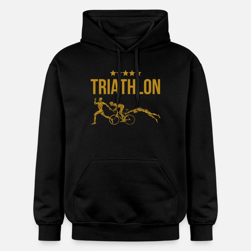 Triathlon - Sweat à capuche Softstyle® Gildan Unisexe - noir