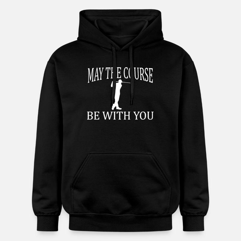 Möge der Kurs mit dir sein - Gildan Unisex Softstyle® Midweight Hoodie - Schwarz