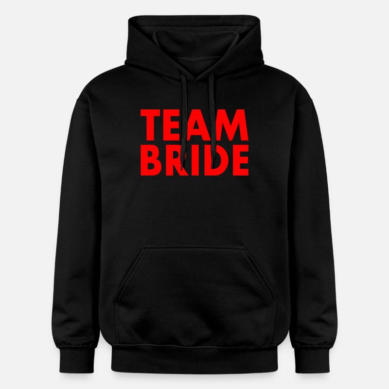 Team bride - Sweat à capuche Softstyle® Gildan Unisexe - noir