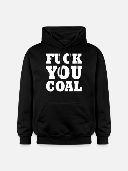 Fuck you coal - Gildan Unisex Softstyle® Midweight Hoodie - black