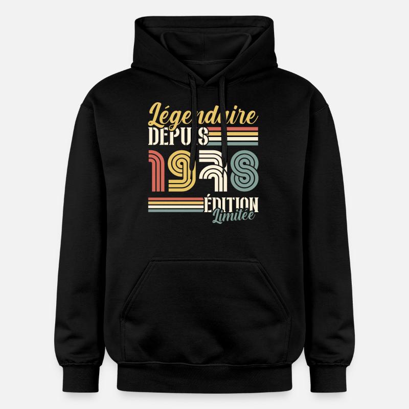 Légendaire Depuis 1978 - Sweat à capuche Softstyle® Gildan Unisexe - noir
