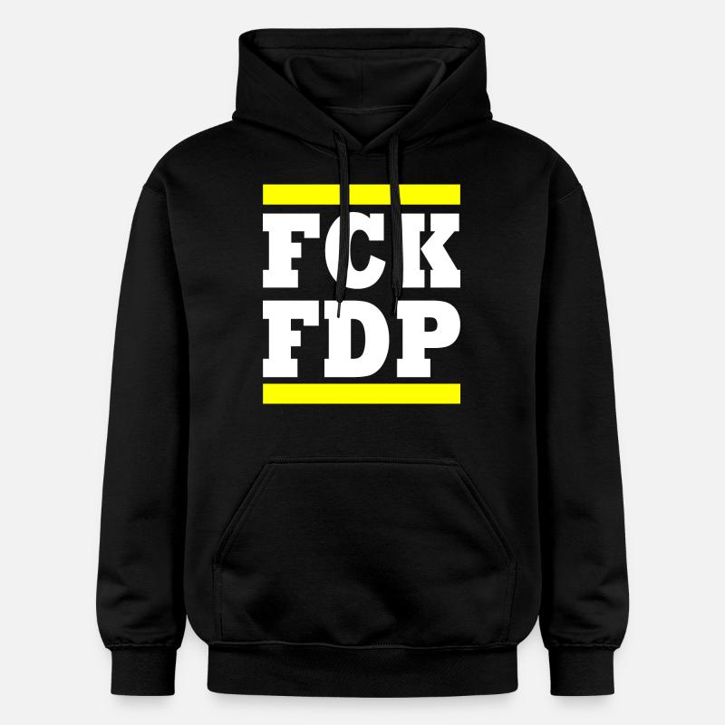 Fck fdp - Sweat à capuche Softstyle® Gildan Unisexe - noir