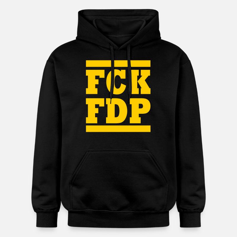 Fck fdp - Sweat à capuche Softstyle® Gildan Unisexe - noir