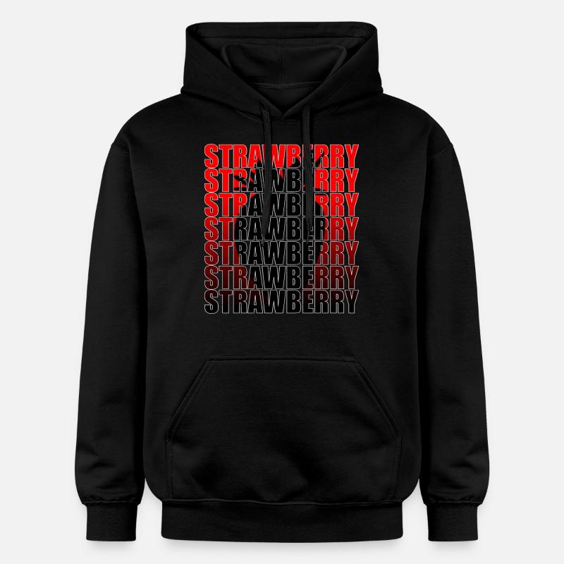 Fraise - Sweat à capuche Softstyle® Gildan Unisexe - noir