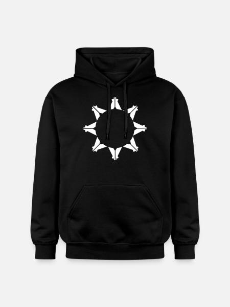 Lakota_aka8 - Gildan Unisex Softstyle® Midweight Hoodie - black