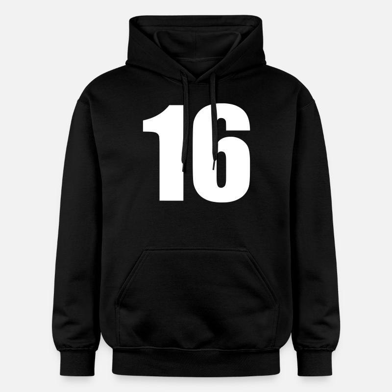 16 - Sweat à capuche Softstyle® Gildan Unisexe - noir