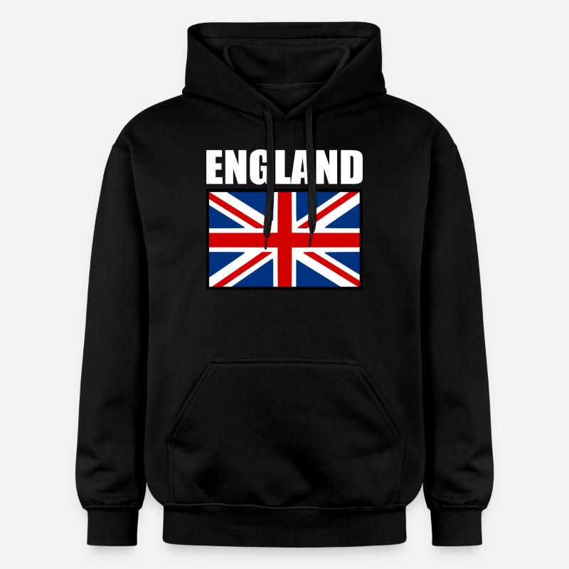 angleterre - Sweat à capuche Softstyle® Gildan Unisexe - noir