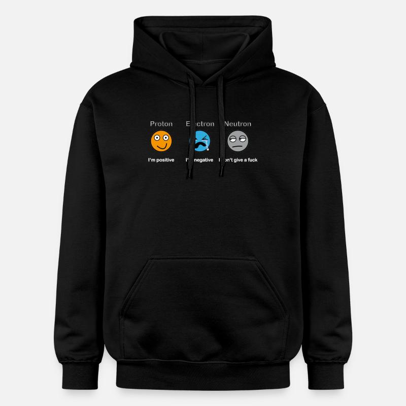 Proton électronique à neutrons - Sweat à capuche Softstyle® Gildan Unisexe - noir