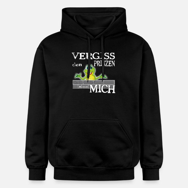 Frosch König textile Geschenkidee - Gildan Unisex Softstyle® Midweight Hoodie - Schwarz