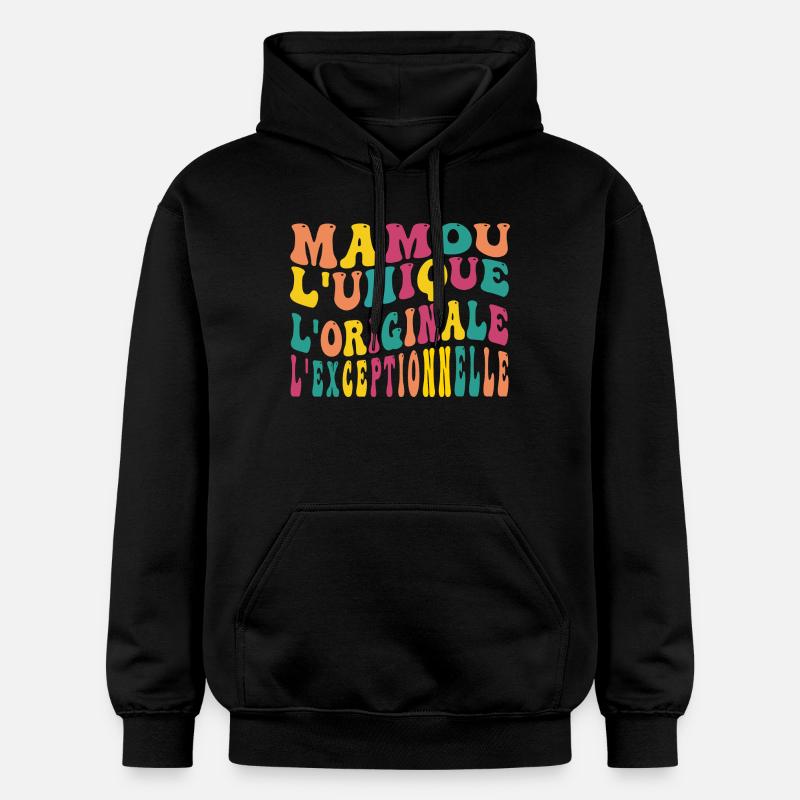 mamou l'unique l'originale l'exceptionnelle - Sweat à capuche Softstyle® Gildan Unisexe - noir