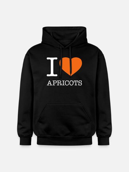 J’AIME LES ABRICOTS Aprikosen - Sweat à capuche Softstyle® Gildan Unisexe - noir