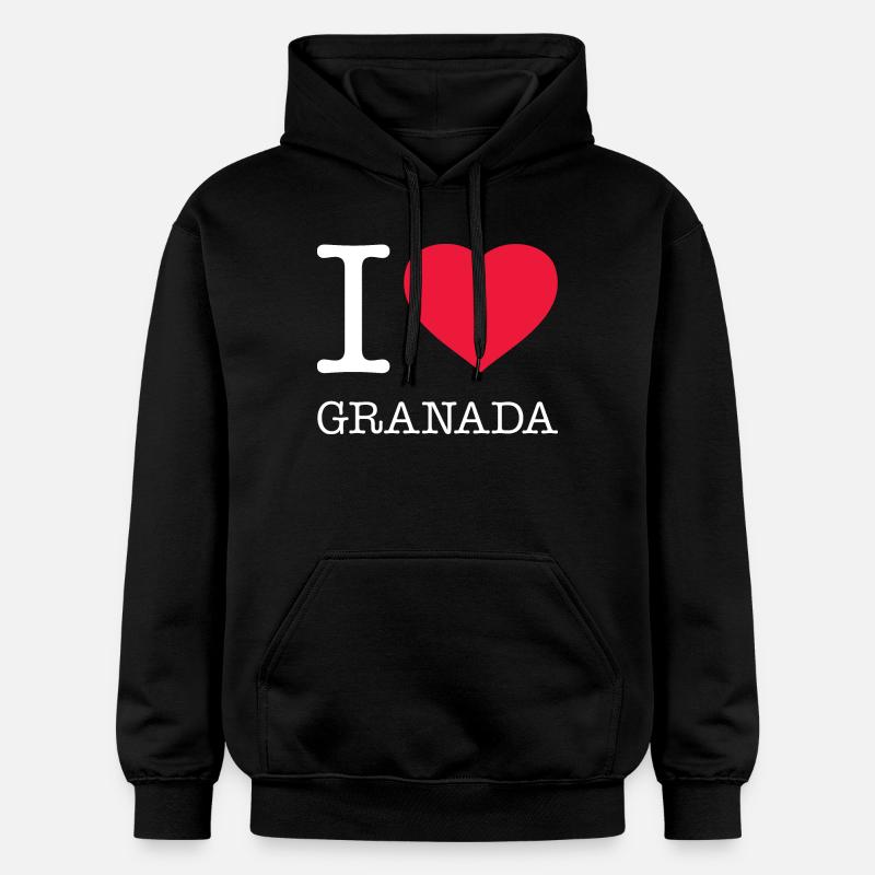 J’AIME GRENADE - Sweat à capuche Softstyle® Gildan Unisexe - noir