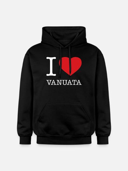 J’ADORE VANUATA - Sweat à capuche Softstyle® Gildan Unisexe - noir