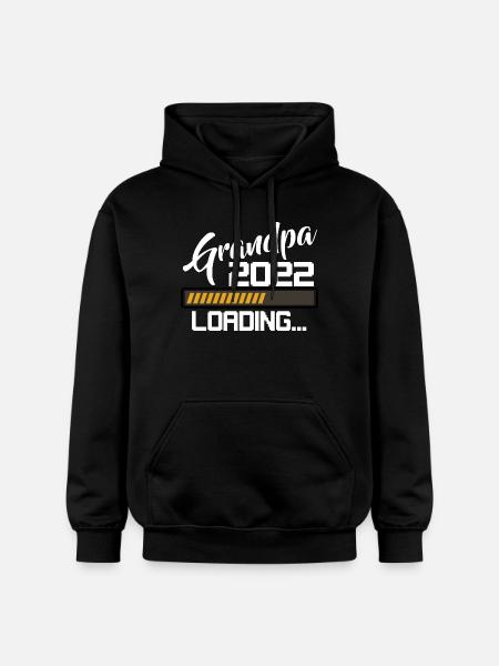 Grandpa Loading 2022 - Gildan Unisex Softstyle® Midweight Hoodie - black