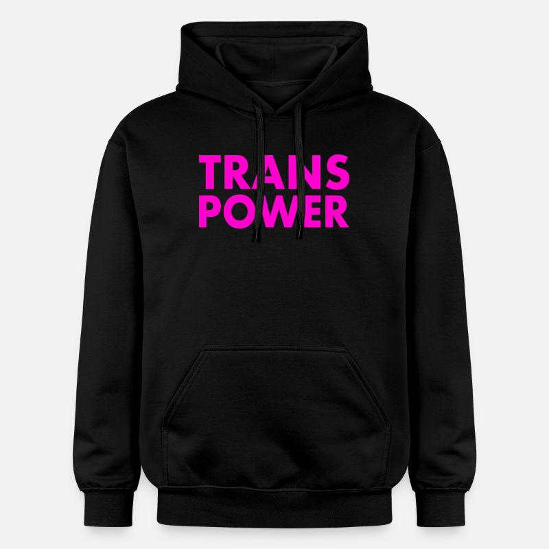 Trans power - Sweat à capuche Softstyle® Gildan Unisexe - noir
