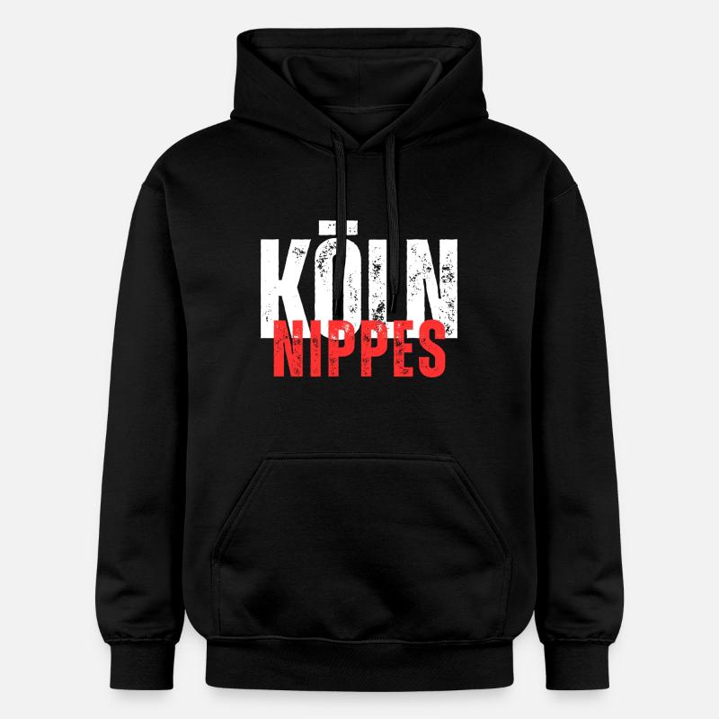 Nippes blanc rouge - Sweat à capuche Softstyle® Gildan Unisexe - noir