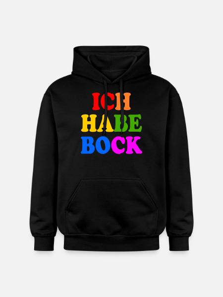 Ich habe bock - Gildan Unisex Softstyle® Midweight Hoodie - Schwarz