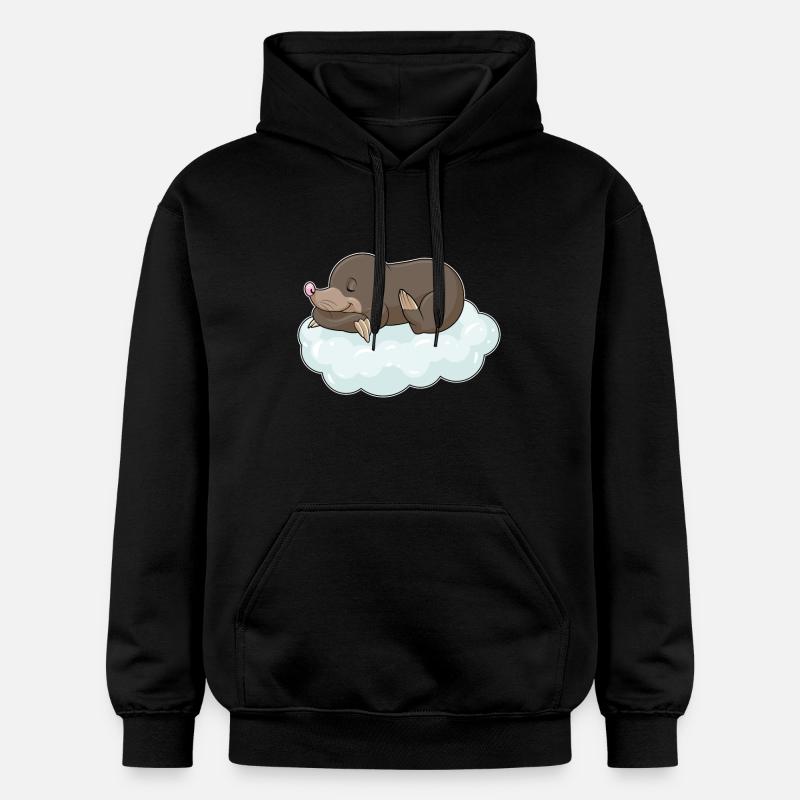Taupe sur les nuages - Sweat à capuche Softstyle® Gildan Unisexe - noir