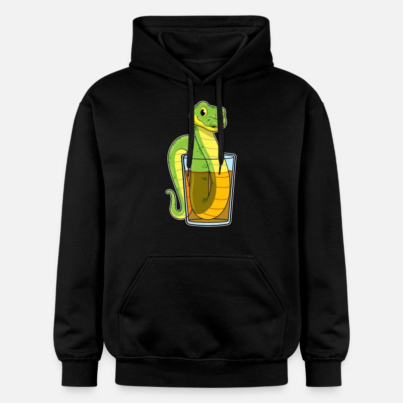 Serpent au jus - Sweat à capuche Softstyle® Gildan Unisexe - noir
