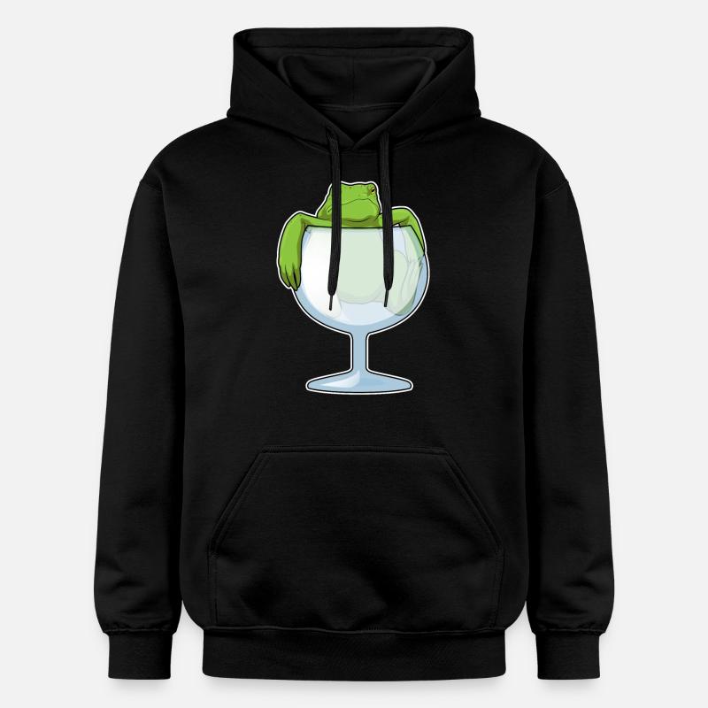 Verre de grenouille - Sweat à capuche Softstyle® Gildan Unisexe - noir