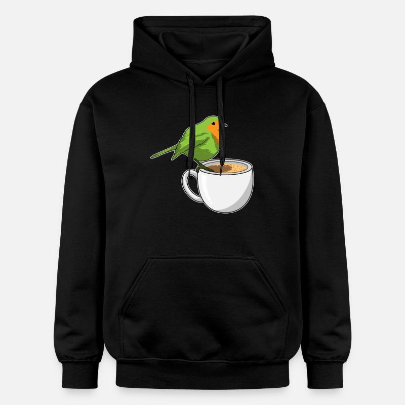 Tasse à café Bird - Sweat à capuche Softstyle® Gildan Unisexe - noir