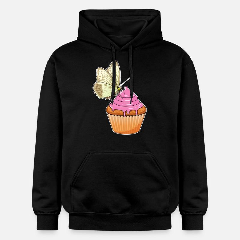 Muffin papillon - Sweat à capuche Softstyle® Gildan Unisexe - noir