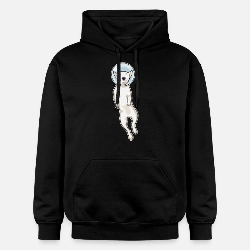 Espace Bull Terrier - Sweat à capuche Softstyle® Gildan Unisexe - noir