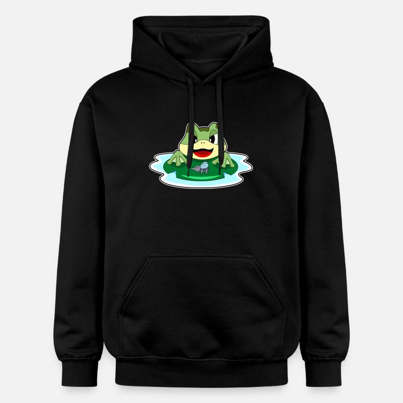 Mouche grenouille - Sweat à capuche Softstyle® Gildan Unisexe - noir
