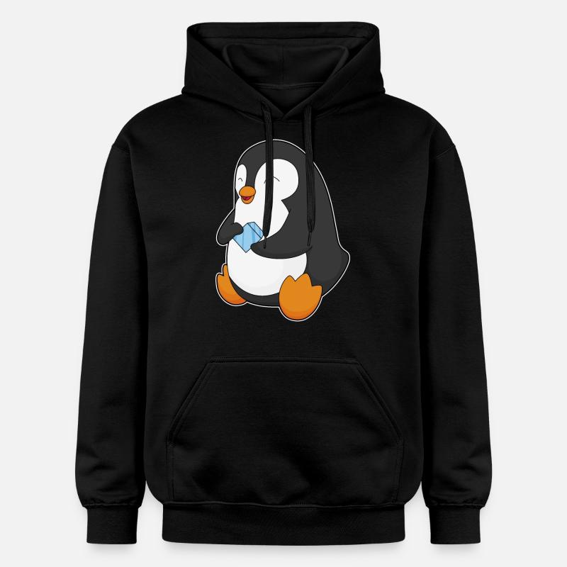 Penguin - Sweat à capuche Softstyle® Gildan Unisexe - noir