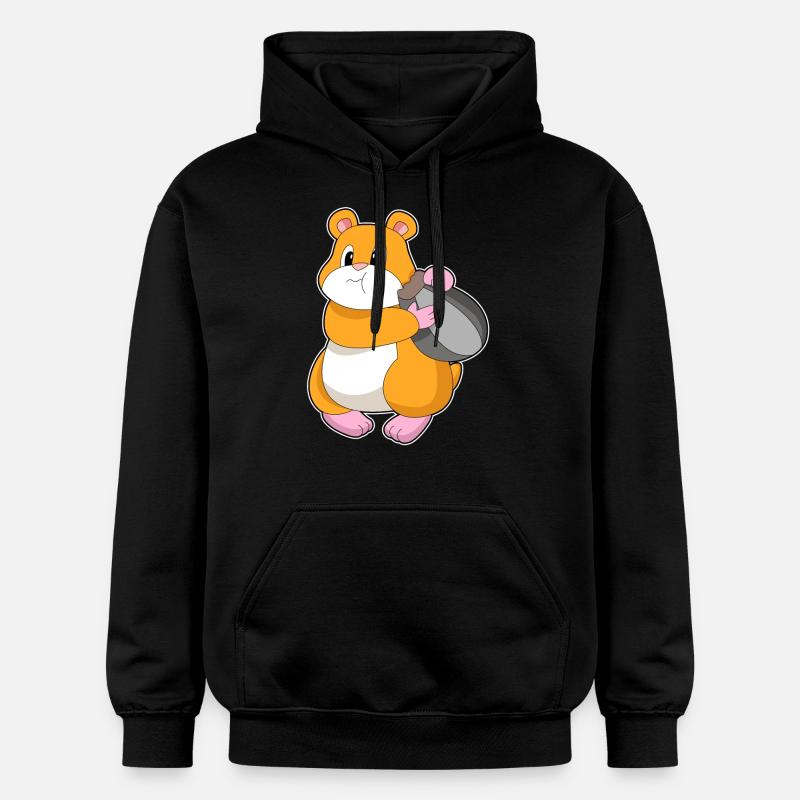 Hamster Noyer - Sweat à capuche Softstyle® Gildan Unisexe - noir