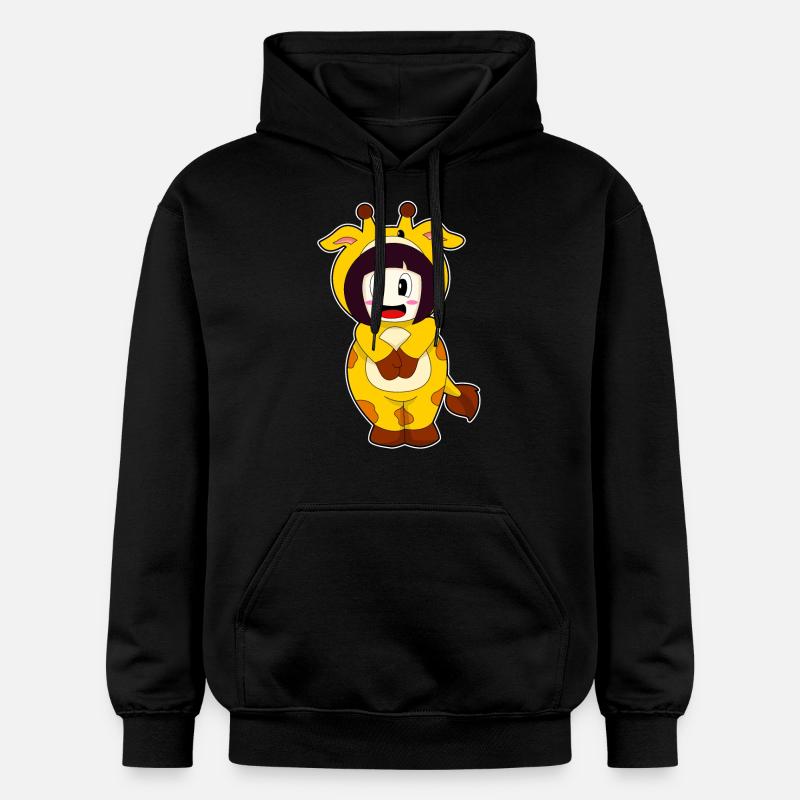 Costume de girafe - Sweat à capuche Softstyle® Gildan Unisexe - noir