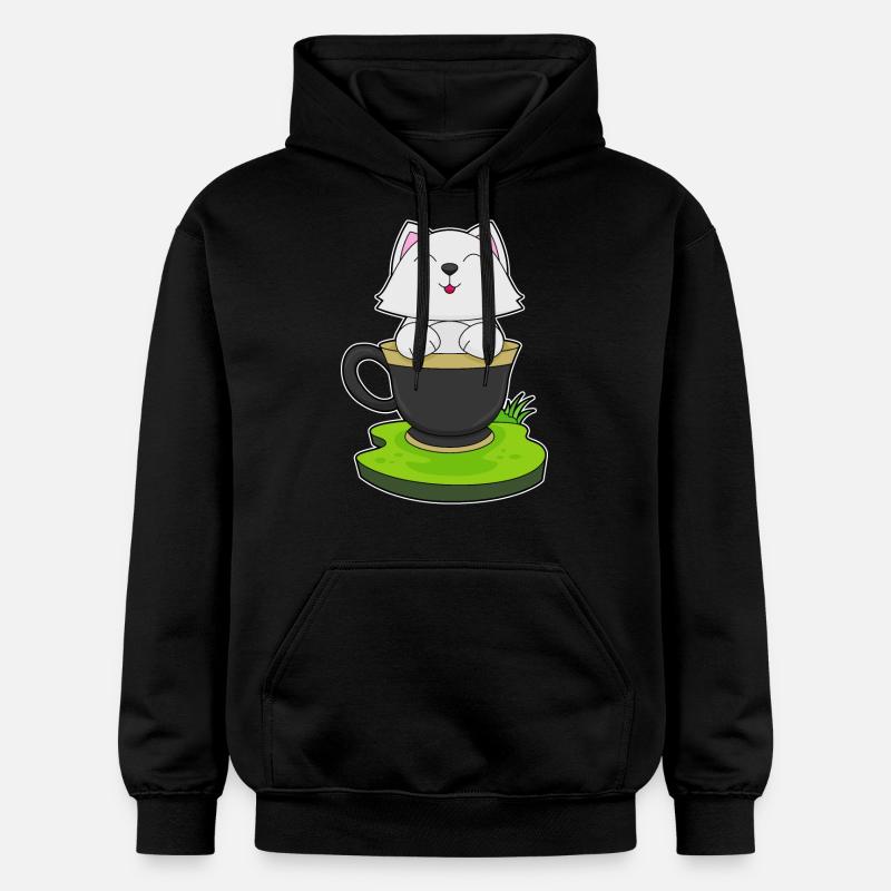 Coupe Cat - Sweat à capuche Softstyle® Gildan Unisexe - noir