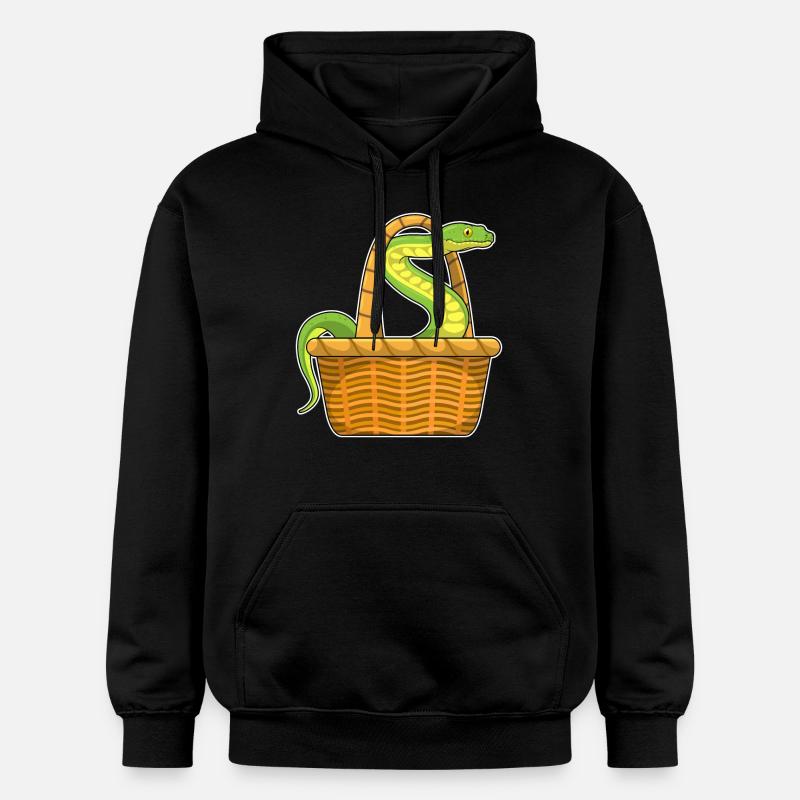 Panier serpent - Sweat à capuche Softstyle® Gildan Unisexe - noir