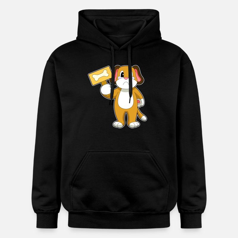 Os de chien - Sweat à capuche Softstyle® Gildan Unisexe - noir