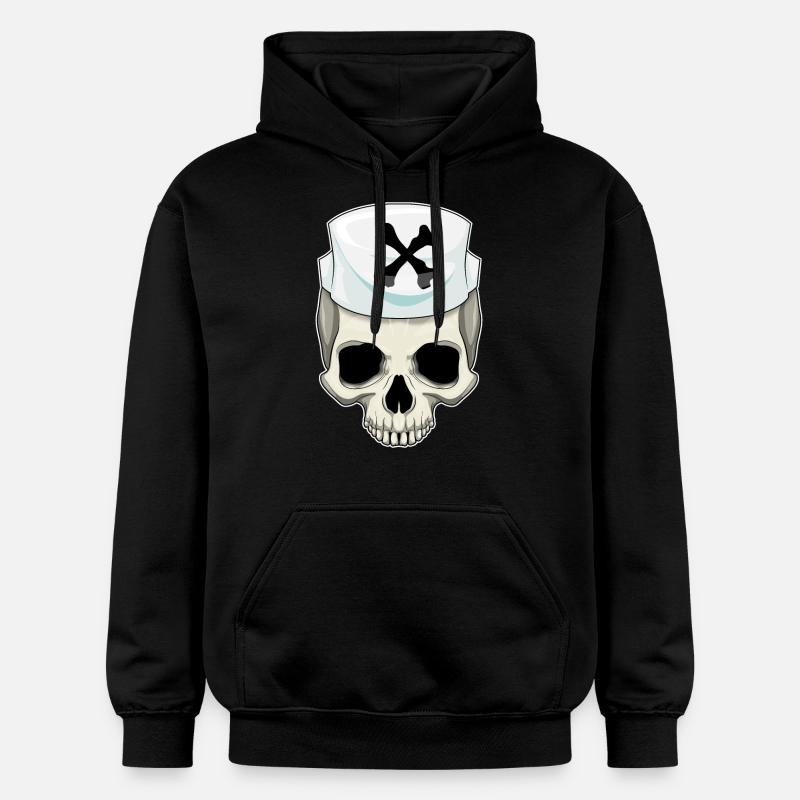 Infirmière crânienne - Sweat à capuche Softstyle® Gildan Unisexe - noir