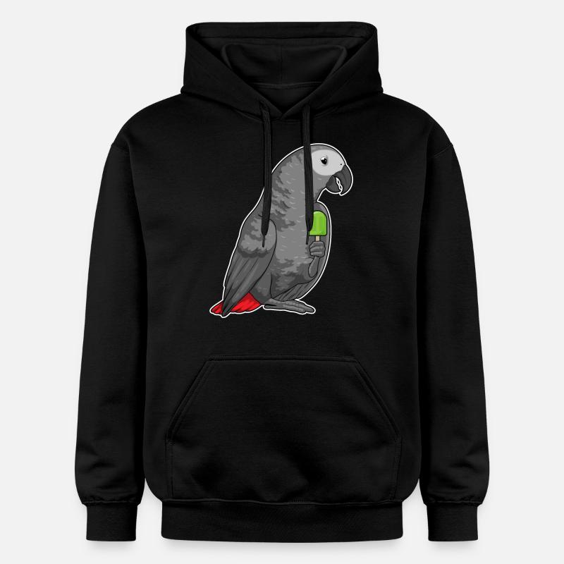 Perroquet Popsicle - Sweat à capuche Softstyle® Gildan Unisexe - noir