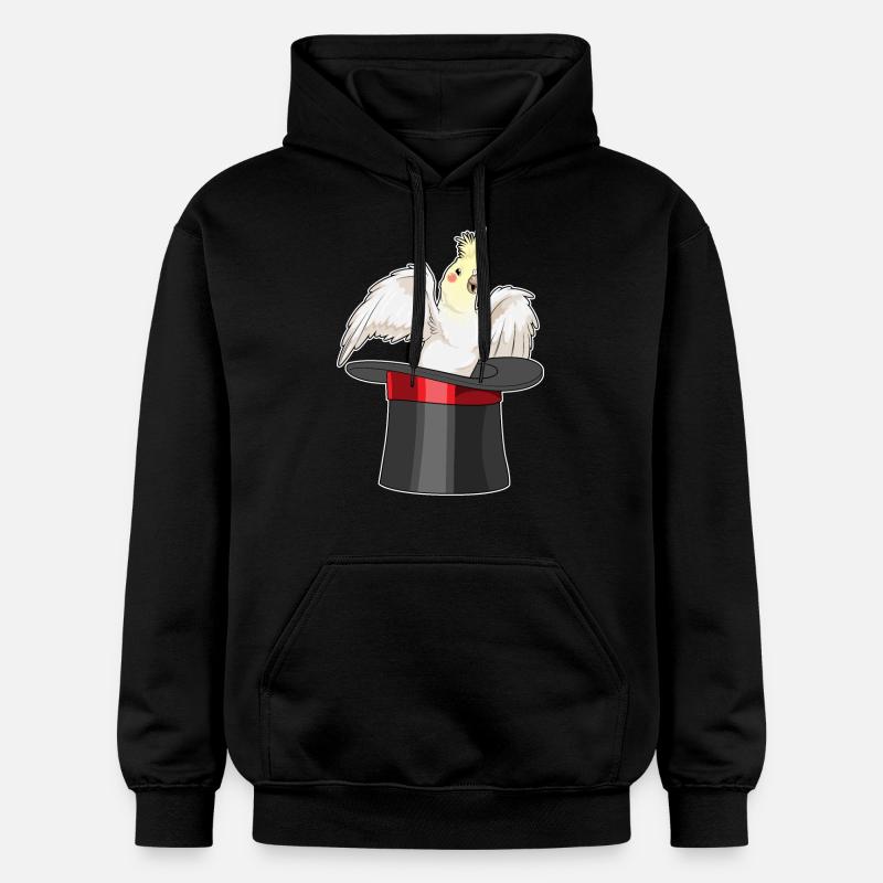 Parrot Wizard Cylindre - Sweat à capuche Softstyle® Gildan Unisexe - noir