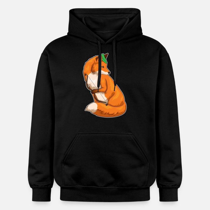 Arc Fox Archer - Sweat à capuche Softstyle® Gildan Unisexe - noir