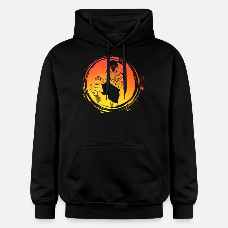 Muay Thaï - Sweat à capuche Softstyle® Gildan Unisexe - noir