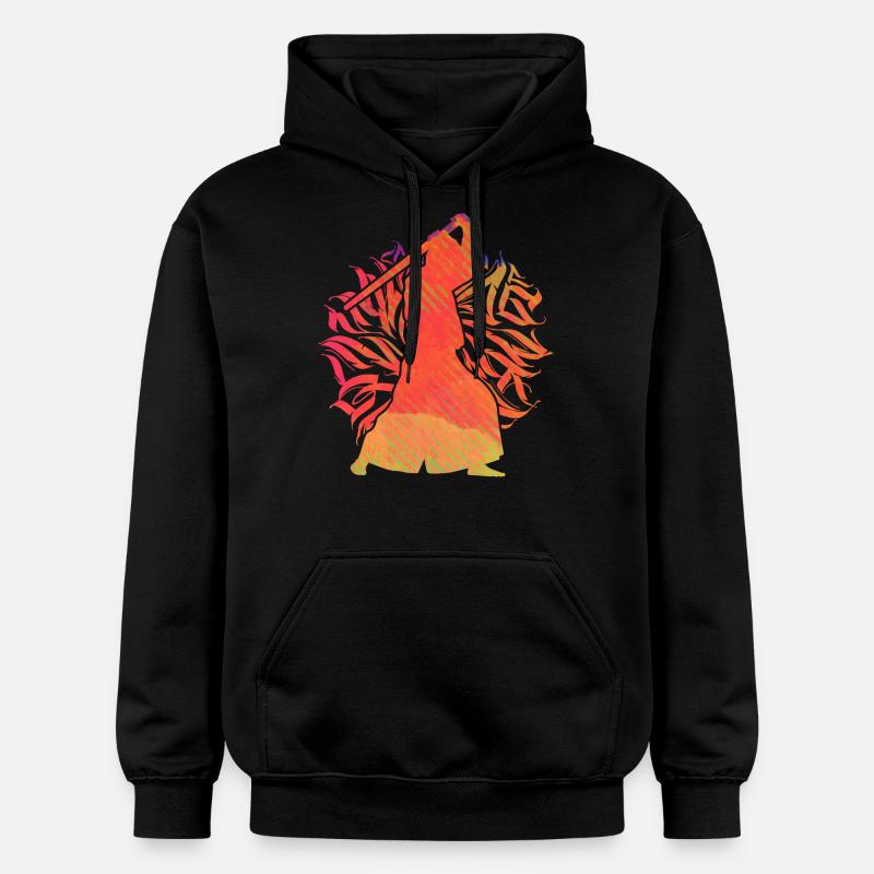 Aïkido - Sweat à capuche Softstyle® Gildan Unisexe - noir