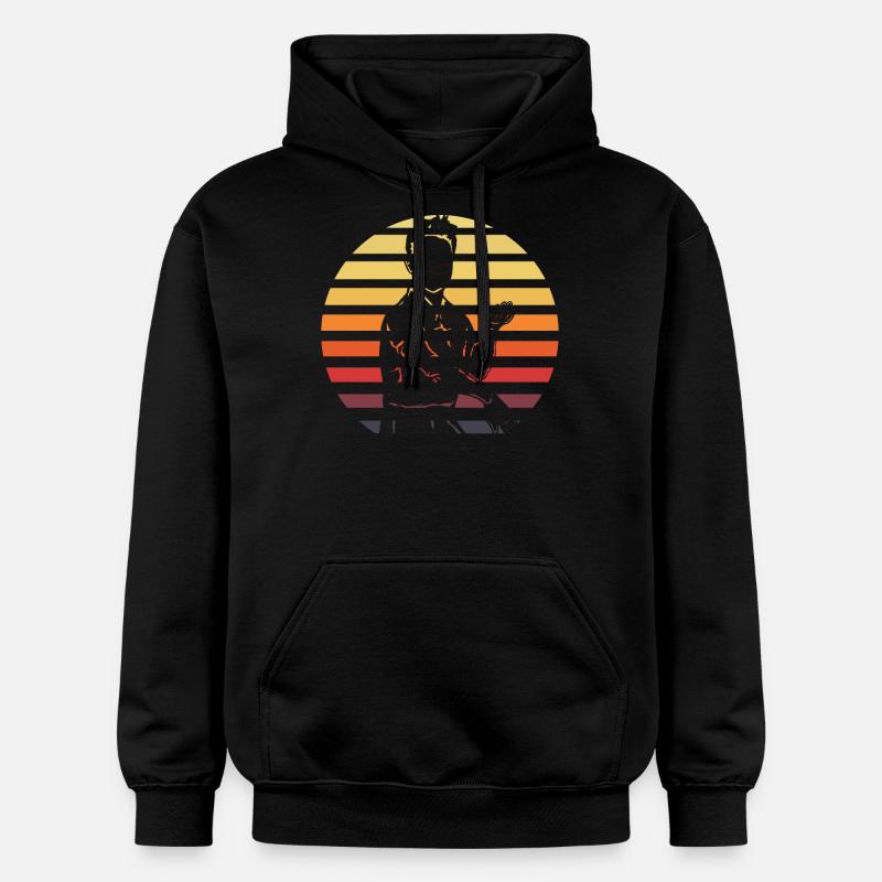 Wing Chun - Sweat à capuche Softstyle® Gildan Unisexe - noir