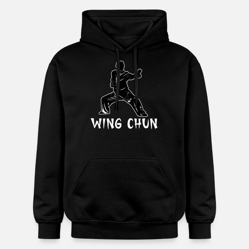 Wing Chun - Sweat à capuche Softstyle® Gildan Unisexe - noir
